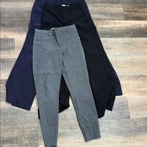 Women’s Dress Pants Bundle - Navy, Gray, and Black